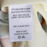 ASTR  the Label Mariela Midi Dress in Mustard & Pink Floral Sz Large Revolve Photo 5