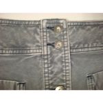 prAna Womens New 6 Merrigan Noir Blue Skirt Corduroy NWT  Work Buttons Casual 18" Photo 3