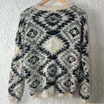 Staring At Stars  Urban Outfitters BOHO Fuzzy Eyelash Aztec Pattern Sweater Photo 3