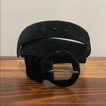 Talbots Vintage  Black Suede Leather Belt Size XL
Made In USA Photo 1