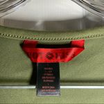 Hot Kiss  Green Cold Shoulder Long Sleeve Top Large Photo 1