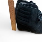 DV by Dolce Vit DV BY DOLCE VITA Black Suede Wedge Booties Size 9 Photo 7