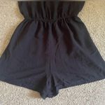 Hollister Romper - Black Spaghetti Strap Halter Top, Size Small Photo 2
