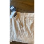 The Lioness The Lola Mini Skirt 2 NEW Quiet Luxury Linen Normcore Academia Tan Photo 5
