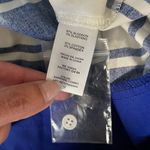 Milly NWT  Italia‎ Capri Royal Blue Pleated Striped Dress. Size 12 Photo 9