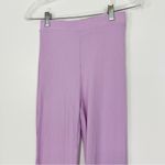 Show Me Your Mumu  Lilac Rib Knit Layer Up Pants Size XS Flare Photo 3