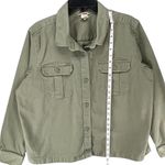 Duluth Trading Co Shacket Womens XXL Green Button Up Utility Jacket Gorpcore Size 2X Photo 10