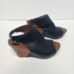 Kork-Ease  Berit 8 Wedge Slingback Platform Black Brown Sandal Bootie Leather Photo 1
