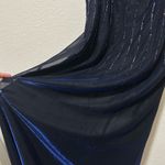 American Vintage Vintage Betsy & Adam by Jaslene Gown 12P Fits Modern 6 Beaded Maxi Slip Dress Photo 8