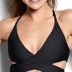 PINK - Victoria's Secret Victoria's Secret PINK Black S Ultimate Wrap Gym to Swim Sport Bra Small Photo 7