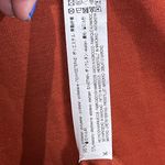 Zara Trafaluc Rust Bodycon Midi Dress Sz S | 3/4 Sleeve Ruched Neckline Red Photo 4