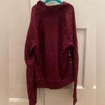 PINK - Victoria's Secret Victoria Secret Pink maroon quarter zip Photo 3