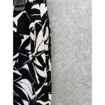 Mario Serrani  Italy Women's Bermuda Shorts Black White Foliage Size 12 Photo 5