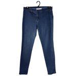 J Brand J‎ Brand Jeans Women 30 Blue Indigo Boa Denim Super Skinny Snakeskin Embossed Photo 2
