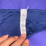 Adidas  Womens Climalite blue purple Crop Leggings Running | M Photo 4