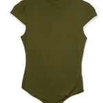 Lulus Lulu’s Olive Green Capped Sleeve Bodysuit Photo 0