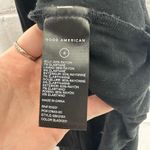 Good American  Black Midi Dress Sleeveless Button Front‎ Casual Women's Photo 3