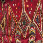 Chico's  womens embroidered southwestern boho hippie western artsy vest red 1 Photo 2