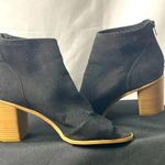 Abound  WO SIZE 9 BLACK OPEN TOE ANKLE BOOTIE 3” HEEL GOOD CLEAN CONDITION Photo 0