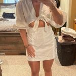 Showpo White Two Piece Skirt Set Photo 2