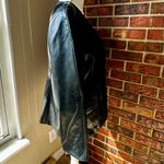 Kanar Black Leather Single Button Blazer Suit Style Vintage 80s Jacket Clubbing Size undefined Photo 6