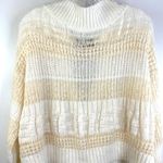 Anthropologie  Pilcro Scarlette Pointelle Crop Cardigan Cream Softie Dollette Photo 8