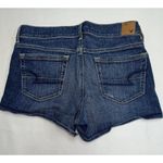 American Eagle  Shorts Womens Size 4 Denim Stretch Blue Jean 3" Festival Mid Rise Photo 3