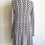 INC V Neck Long Sleeve Zipper Sweater Dress White Size XL Photo 7