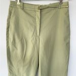 H&M Green Cropped Pants with Tapered Fit Photo 2