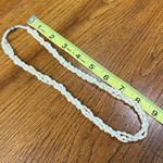 Three Strand Freshwater Pearl Necklace Hand Photo 6