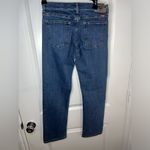 Wrangler Women’s Classic Straight Leg Dark Blue Wash Denim Jeans Sz 16 Regular Photo 1