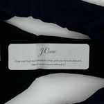 J.Crew NWT Mid Rise High Cut Leg Cheeky Bikini Bottom UPF 50 S Navy Blue #3056 Photo 6