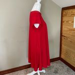 Glamorous Red Short Sleeve T-Shirt Dress Small Photo 1