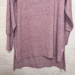 Anthropologie Maeve Women's Small Pink Purple Cowl Neck Tunic Top Sweater Dress Photo 5