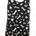 Alexandra Lee Sleeveless Fashionable Shoes Print Dress Size 10 Black Photo 11