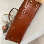 Patricia Nash NWT Patrica Nash Vienna Hand Cut Tooled Tan Leather Satchel Large Size Handbag  Photo 9