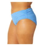 Time And Tru  Women's Mid Rise Ribbed Swim Bottom plus size 3x light cloud blue Photo 1