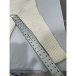 EXPRESS Womans Tricot Medium Ivory Pullover Turtle Neck Sweater Photo 6