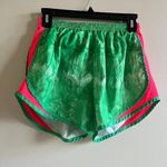 Nike Dri Fit Tempo Running Shorts Track Womens Size S Green Coral Tie Dye 455702 Photo 0
