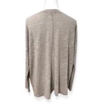 Cherish Long Sleeve Sweater Pullover Marled Design V Neck Boxy Knit Brown Small Photo 3