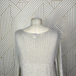 Sundance Catalog Wool Mohair Knit Beige Ribbed Sweater Size US Large Photo 8