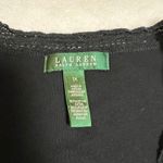 Ralph Lauren Lauren Cap Sleeve V-Neck Cotton Top Size 1X Minimalist Stretch Photo 3