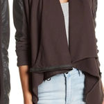 BLANK NYC  Private‎ Practice Mixed Media Drape Jacket Photo 0