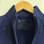 FIGS  On Shift Contour Knit Jacket in Navy, Size Small Photo 9