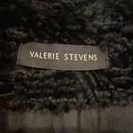 Valerie Stevens Womens Dress Coat 3/4 Sleeve‎ Classic Black Medium Black Photo 3