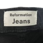 Reformation Skinny Jeans Women’s 23 Faded Black Mid Rise Organic Cotton Denim Photo 8