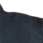 StitchDrop Fuzzy Black Grey Cozy Oversized Hooded Sweater Dress Sleeves Sz XL Black Photo 6