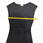 Aritzia  Wilfred Free cut out knit black mini dress Large Photo 7