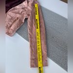 A New Day  Blush Pink Suede Cropped Moto Jacket Rose Gold Details Size Small Photo 6