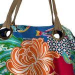 Peter Millar Beach Bag Large Burlap Floral Preppy Ritz Carlton Bachelor Gulch Photo 1